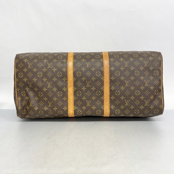 LOUIS VUITTON Monogram Keepall 60 M41422 Brown Bag - Picture 3 of 13